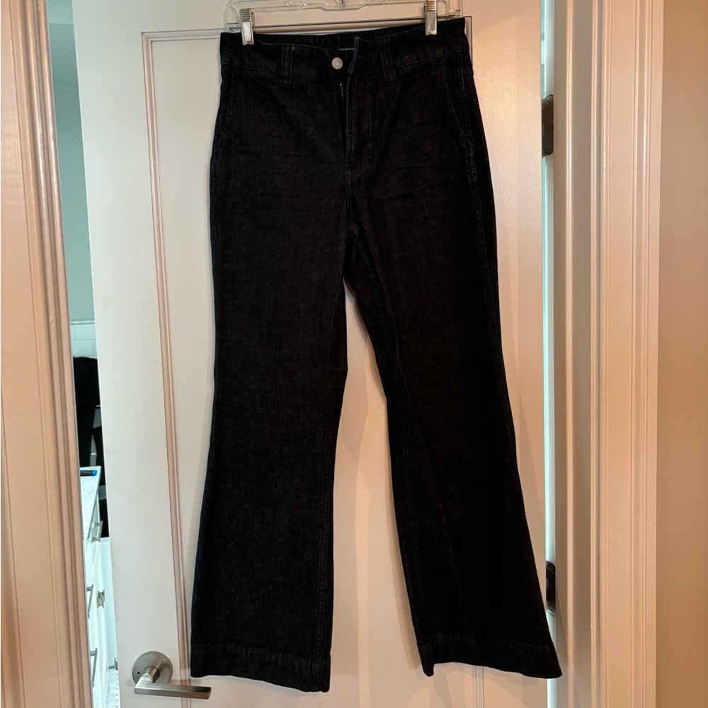 Jcrew dark wash trouser jeans